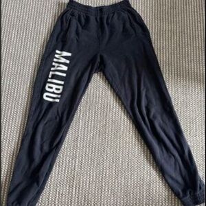 super cute and comfy Brandy Melville John Galt Malibu navy joggers withe pockets